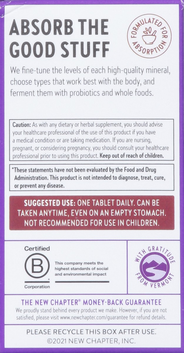 slide 6 of 15, New Chapter Fermented Zinc Complex, 30 ct
