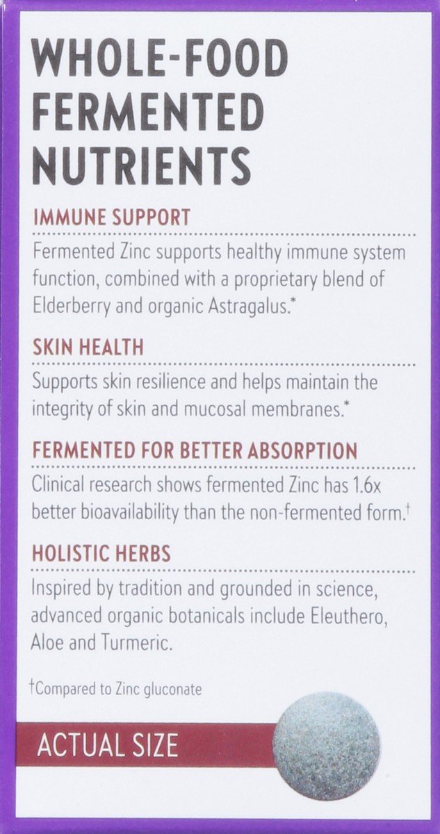 slide 15 of 15, New Chapter Fermented Zinc Complex, 30 ct