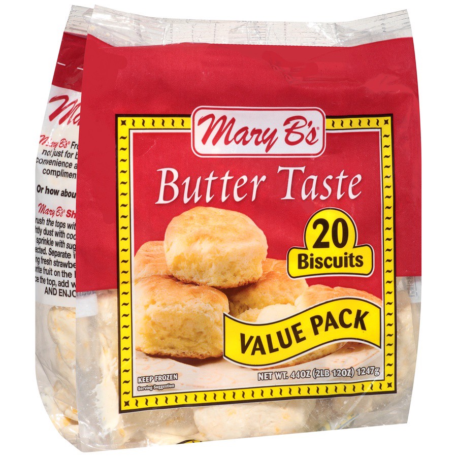 slide 2 of 8, Mary B's Butter Taste Biscuits, 44 oz