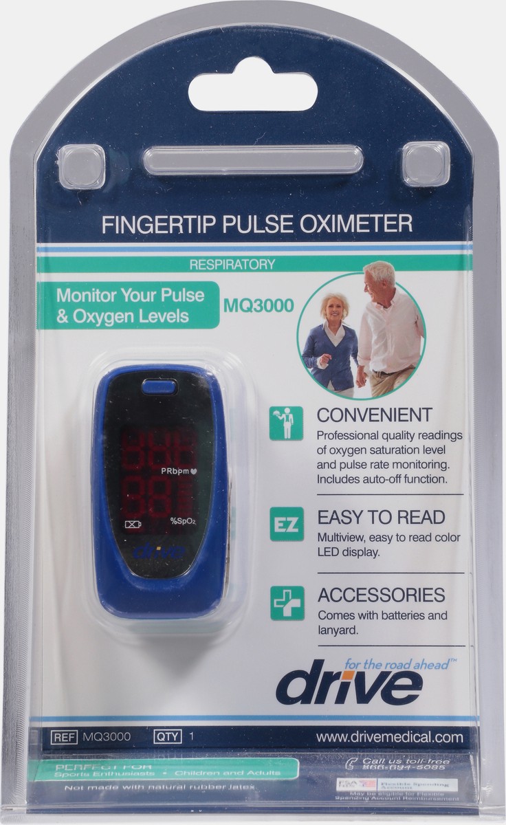 slide 9 of 9, Drive Fingertip Pulse Oximeter 1 ea, 1 ct