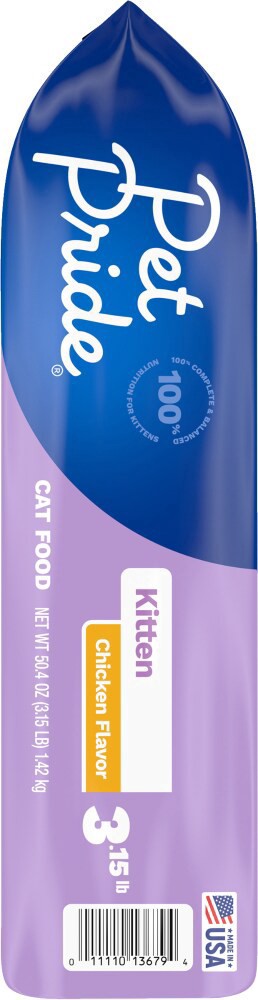 slide 2 of 5, Pet Pride Chicken Flavor Kitten Food, 3.15 lb