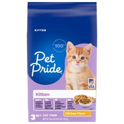 Pet Pride Chicken Flavor Kitten Food
