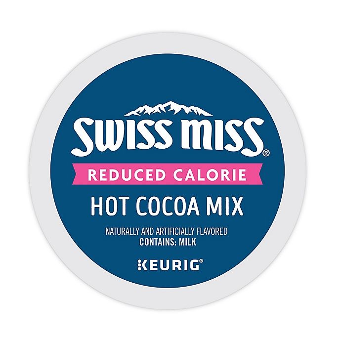 slide 1 of 6, Swiss Miss Reduced Calorie Hot Cocoa Keurig K-Cup Pods, 22 ct