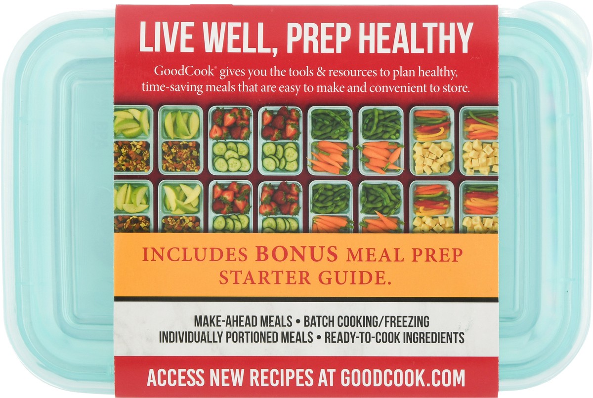 slide 6 of 12, Good Cook 10 Pack Meal Prep Containers + Lids 10 Units 10 ea, 10 ct