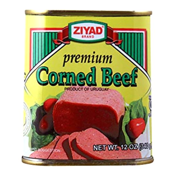 slide 1 of 1, Ziyad Corned Beef, 12 oz