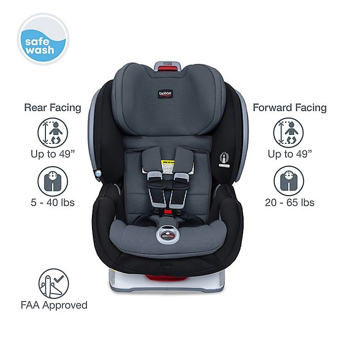 slide 2 of 9, Britax Advocate ClickTight SafeWash Convertible Car Seat - Otto, 1 ct