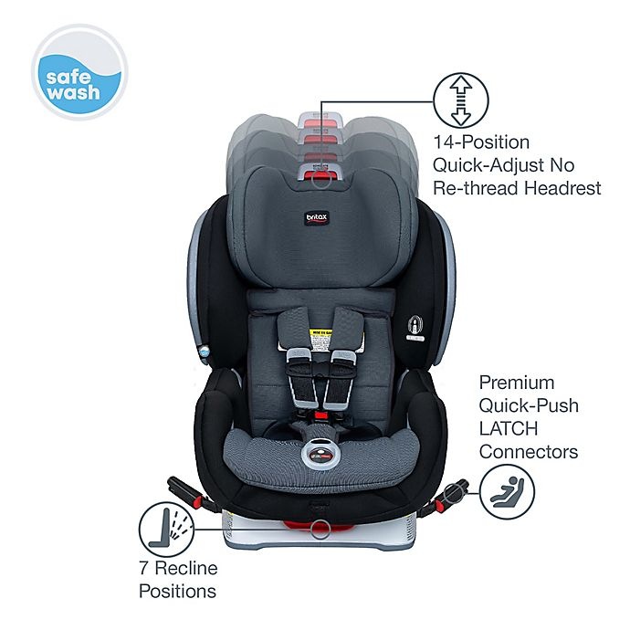 slide 6 of 9, Britax Advocate ClickTight SafeWash Convertible Car Seat - Otto, 1 ct