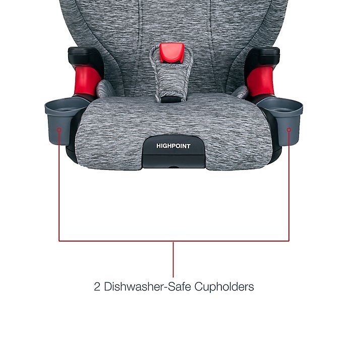 slide 5 of 7, Britax Highpoint 2-Stage Belt-Positioning Booster Car Seat - Asher, 1 ct