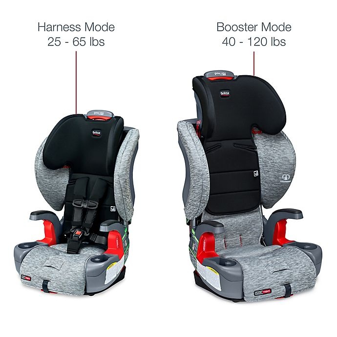 slide 14 of 14, Britax Grow With You ClickTight Harness-2-Booster Car Seat - Spark, 1 ct