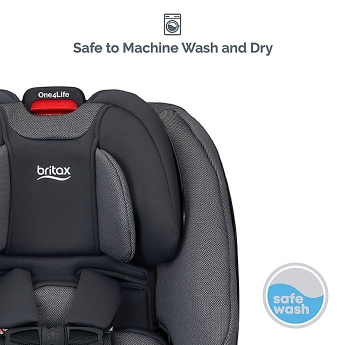 slide 8 of 15, Britax One4Life ClickTight SafeWash All-in-One Convertible Car Seat - Drift Grey, 1 ct