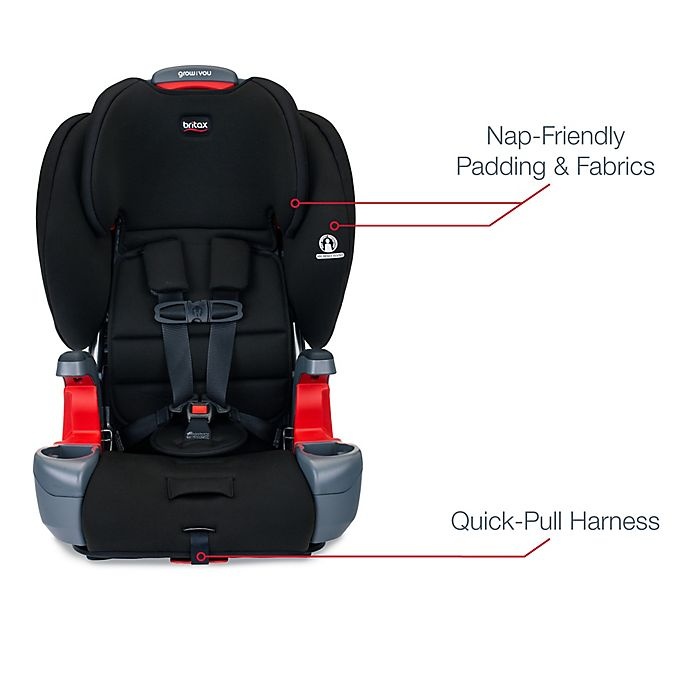 slide 7 of 7, Britax Grow With You Harness-2-Booster Car Seat - Dusk, 1 ct