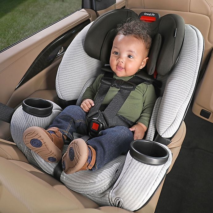 slide 2 of 12, Britax One4Life ClickTight Clean Comfort All-in-One Convertible Car Seat - Light Grey, 1 ct