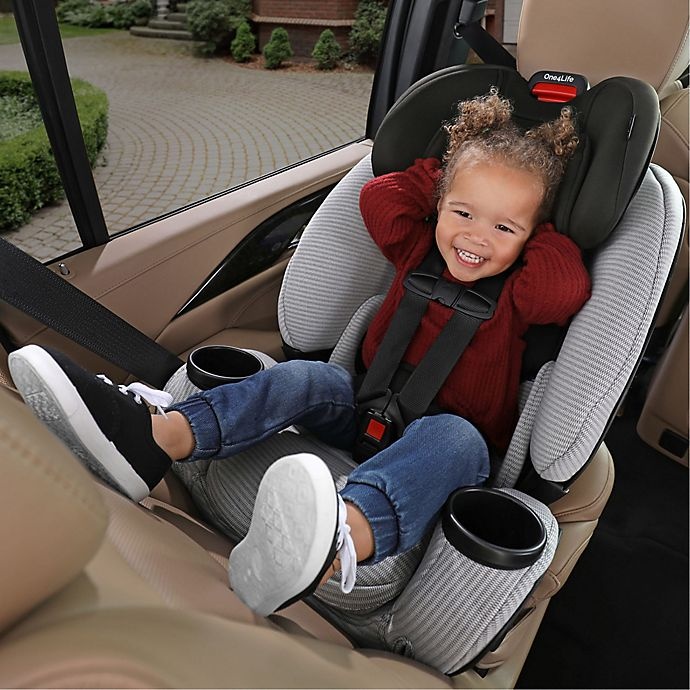 slide 10 of 12, Britax One4Life ClickTight Clean Comfort All-in-One Convertible Car Seat - Light Grey, 1 ct