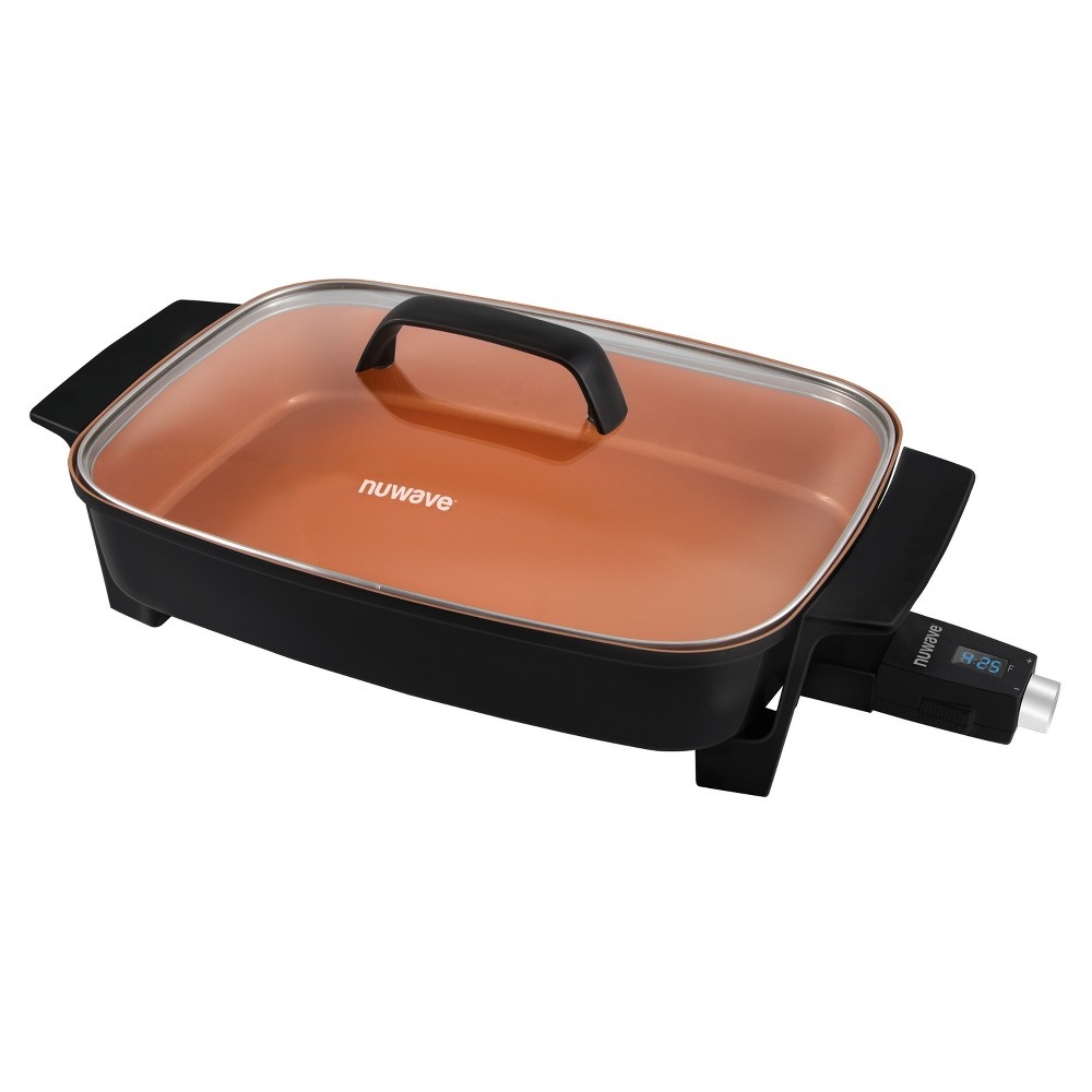 slide 2 of 3, NuWave Electric Skillet - Black, 1 ct