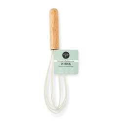 Core™ Kitchen Silicone & Rubberwood Whisk - Beige