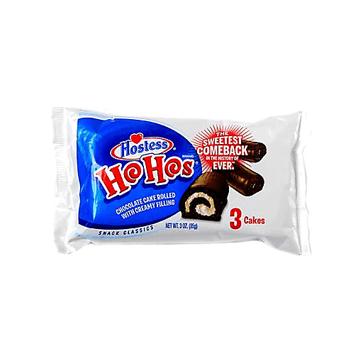 slide 1 of 1, Hostess Ho Hos, 3 ct