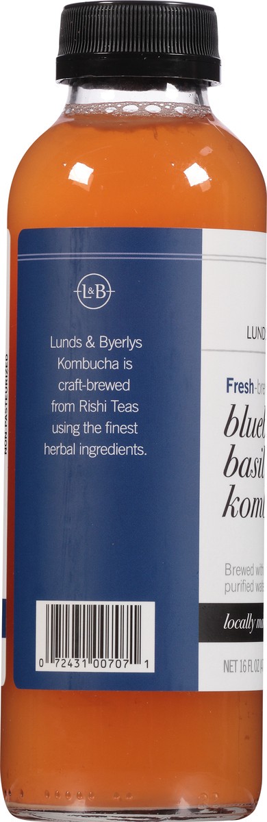 slide 2 of 9, Lunds & Byerlys Blueberry Basil Kombucha 16 fl oz, 16 fl oz