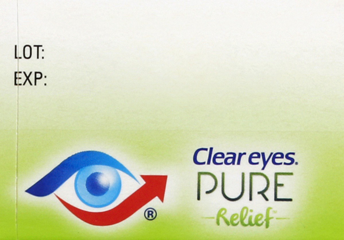 slide 2 of 5, Clear Eyes Eye Drops, Glycerin/Lubricant, for Dry Eyes, 0.34 oz