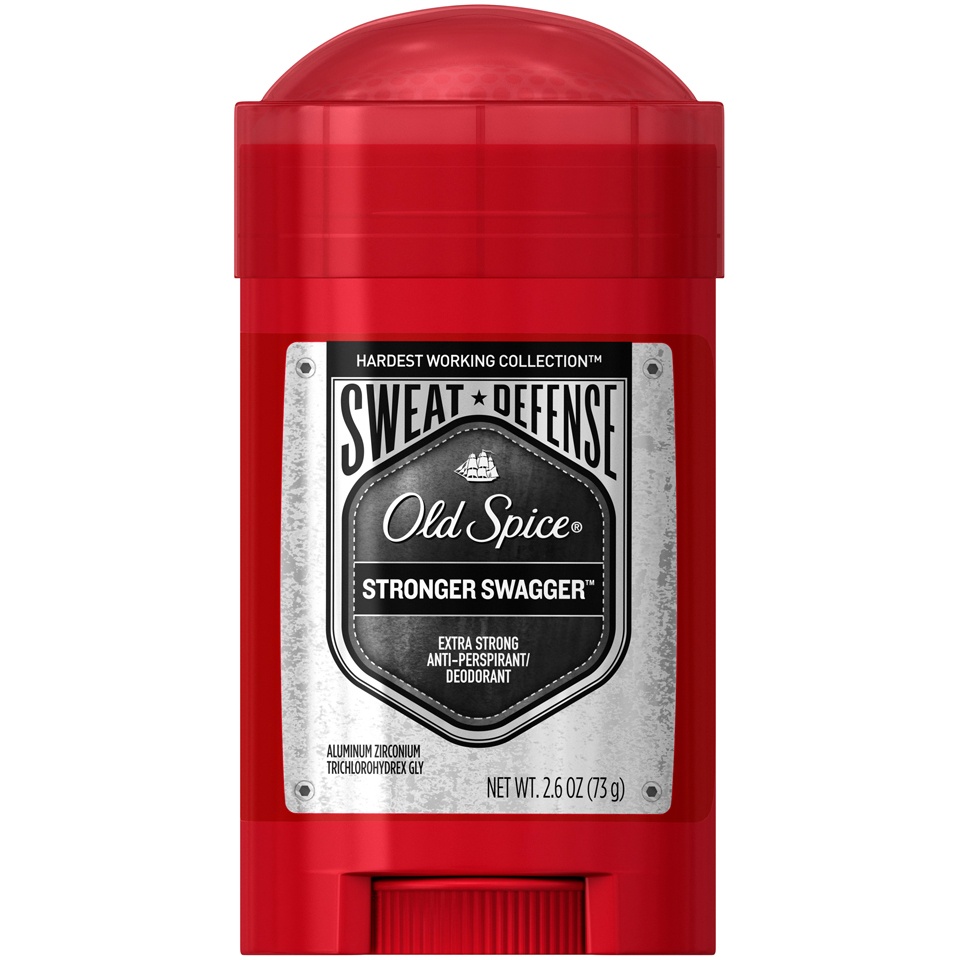 slide 2 of 4, Old Spice Hardest Working Collection Sweat Defense Stronger Swagger Antiperspirant & Deodorant - 2.6oz, 2.6 oz