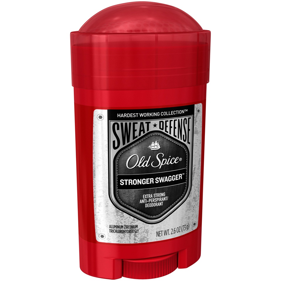 slide 3 of 4, Old Spice Hardest Working Collection Sweat Defense Stronger Swagger Antiperspirant & Deodorant - 2.6oz, 2.6 oz