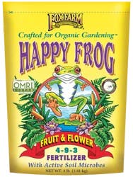 FoxFarm Happy Frog Organic Fruit and Flower Fertilizer Bag