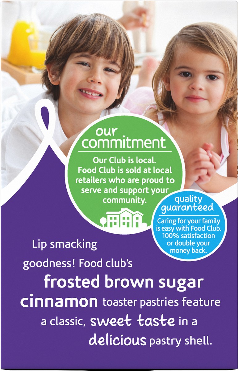 slide 4 of 12, Food Club Frosted Brown Sugar Cinnamon Toaster Pastries 6 ea, 6 ct