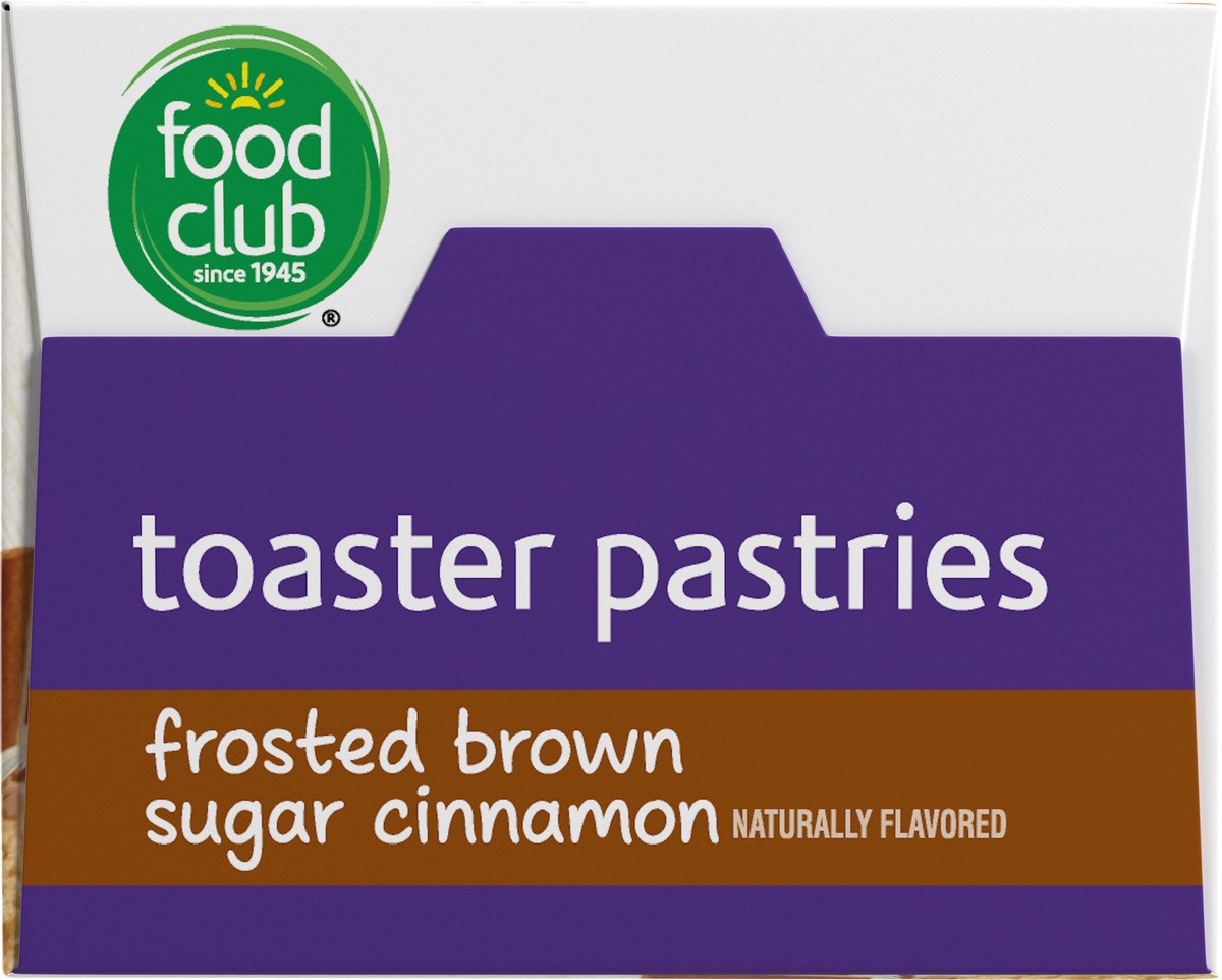 slide 6 of 12, Food Club Frosted Brown Sugar Cinnamon Toaster Pastries 6 ea, 6 ct
