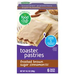 Food Club Frosted Brown Sugar Cinnamon Toaster Pastries - 6 ea