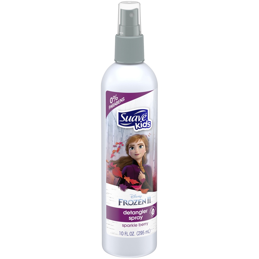 slide 2 of 4, Suave Kids Disney Frozen II Sparkle Berry Detangler Spray, 10 oz