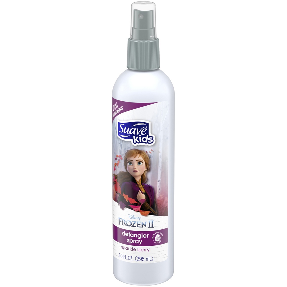 slide 3 of 4, Suave Kids Disney Frozen II Sparkle Berry Detangler Spray, 10 oz