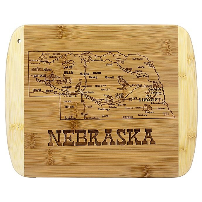 slide 1 of 1, Totally Bamboo Nebraska Slice of Life Cutting Board, 1 ct