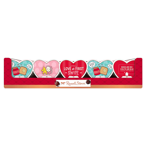 slide 1 of 1, Russell Stover Chocolate Adult Humor Heart, Assorted Styles and Flavors, 1.5 oz