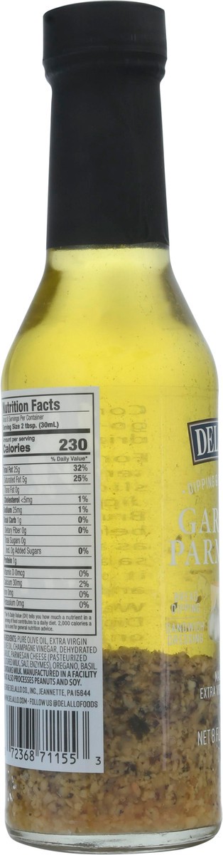 slide 2 of 14, DeLallo Garlic & Parmesan Dipping & Drizzling Oil, 1 ct