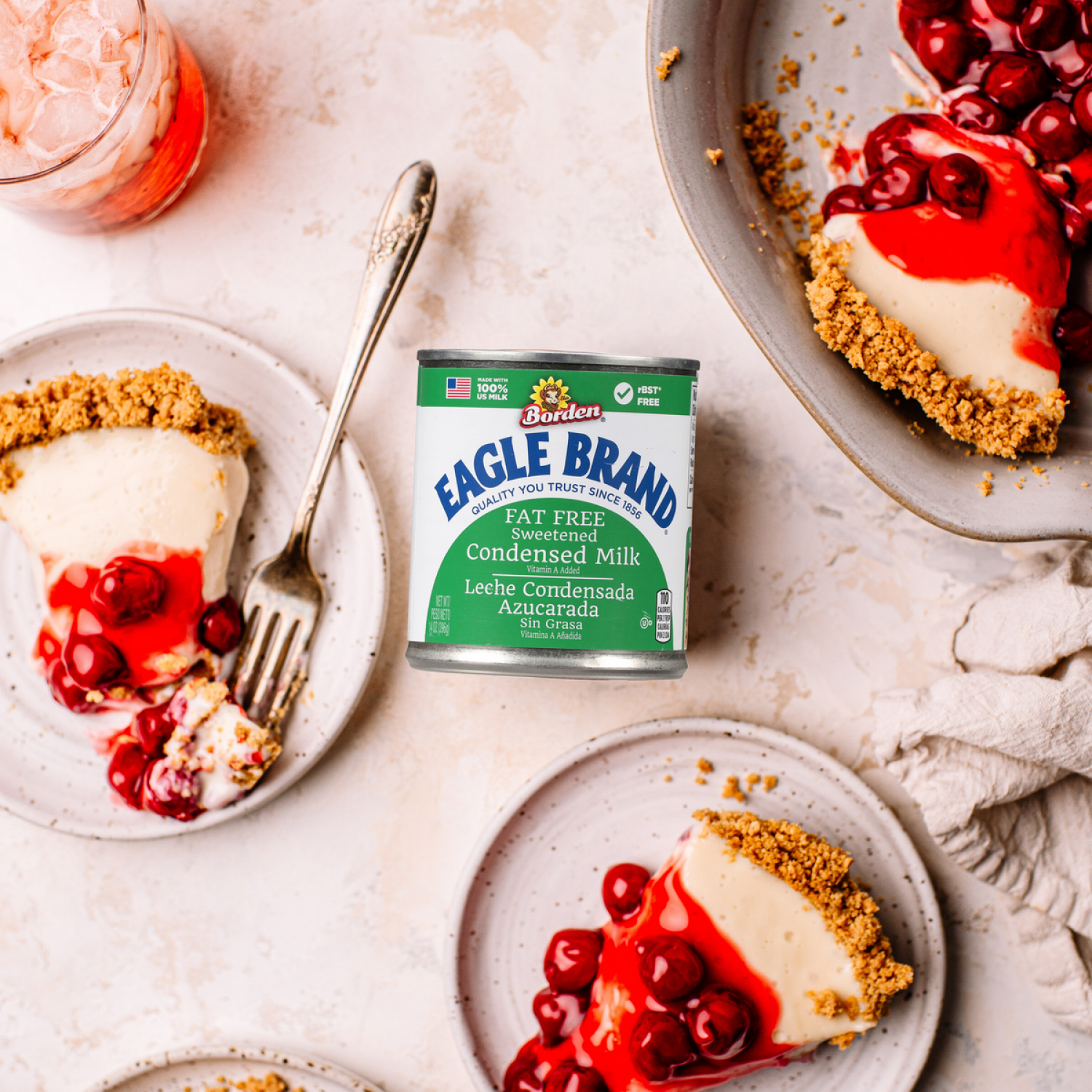 slide 4 of 8, Eagle Brand Borden Fat Free Condensed Milk 14 oz, 14 oz