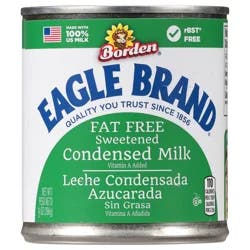 Eagle Brand Borden Fat Free Condensed Milk 14 oz