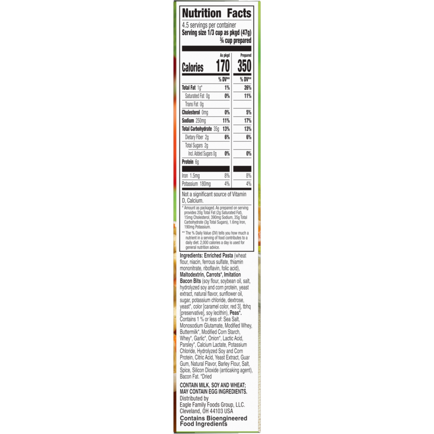 slide 4 of 4, Suddenly Salad Bacon Ranch Pasta 7.5 Oz, 7.5 oz