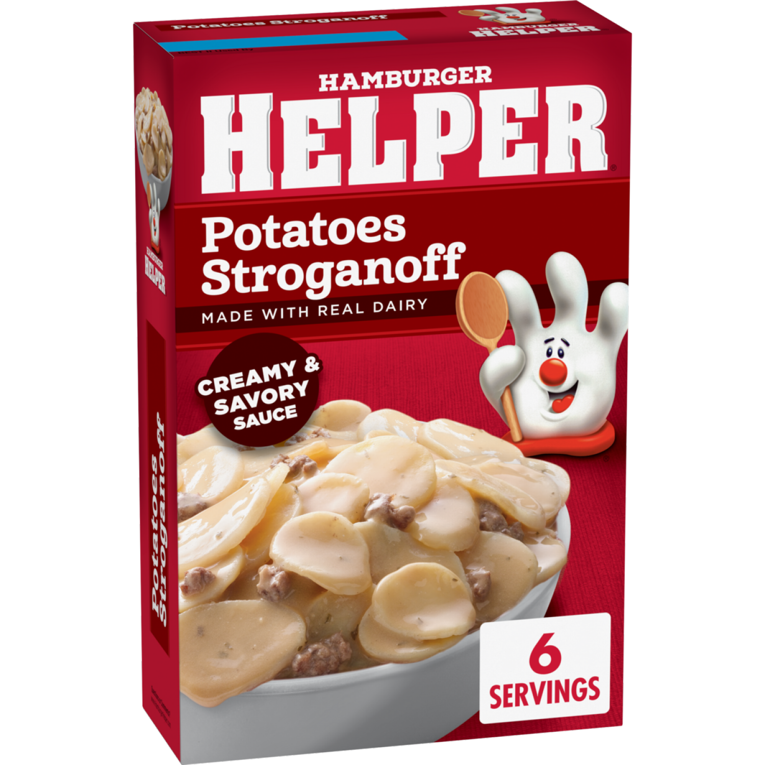 slide 1 of 4, Hamburger Helper Potatoes Stroganoff 5.0 oz, 5 oz