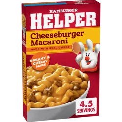 Hamburger Helper Creamy & Cheesy Sauce Cheeseburger Macaroni 6.6 oz