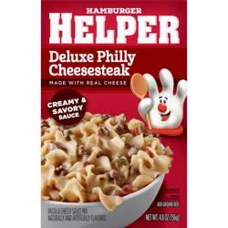 Hamburger Helper Deluxe Philly Cheesesteak Pasta & Cheesy Sauce Mix 4.8 oz