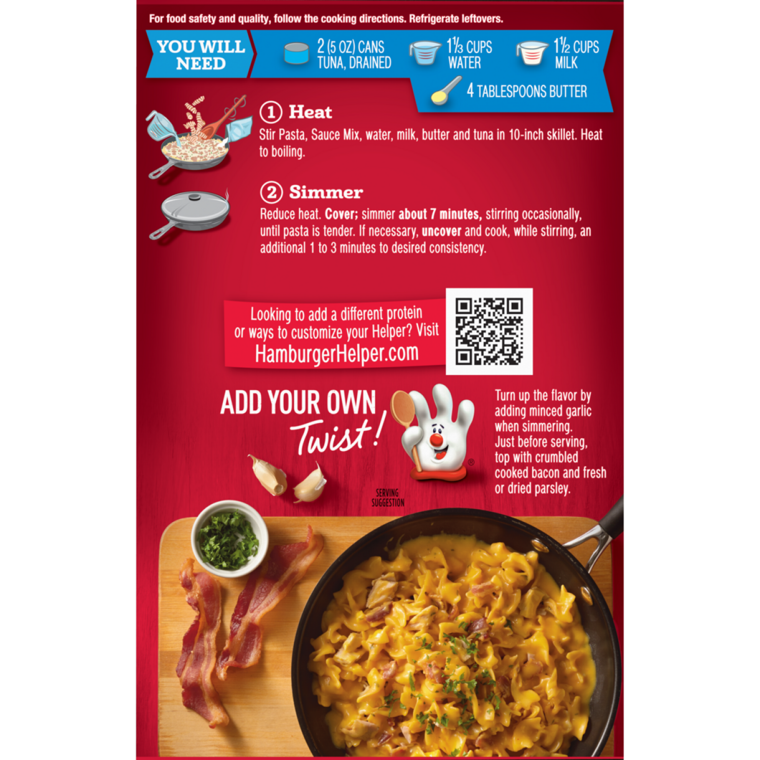 slide 2 of 6, Tuna Helper Creamy & Cheesy Sauce Tuna Cheesy Pasta 5.3 oz, 5.3 oz