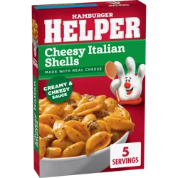 Hamburger Helper Cheesy Italian Shells Pasta & Sauce Mix 6.1 oz