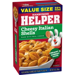 Hamburger Helper Cheesy Italian Shells Value Sz