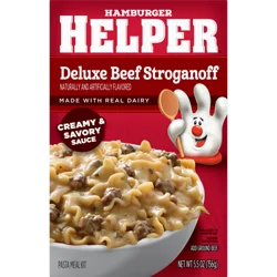 Hamburger Helper Deluxe Beef Stroganoff Pasta Meal Kit 5.5 oz