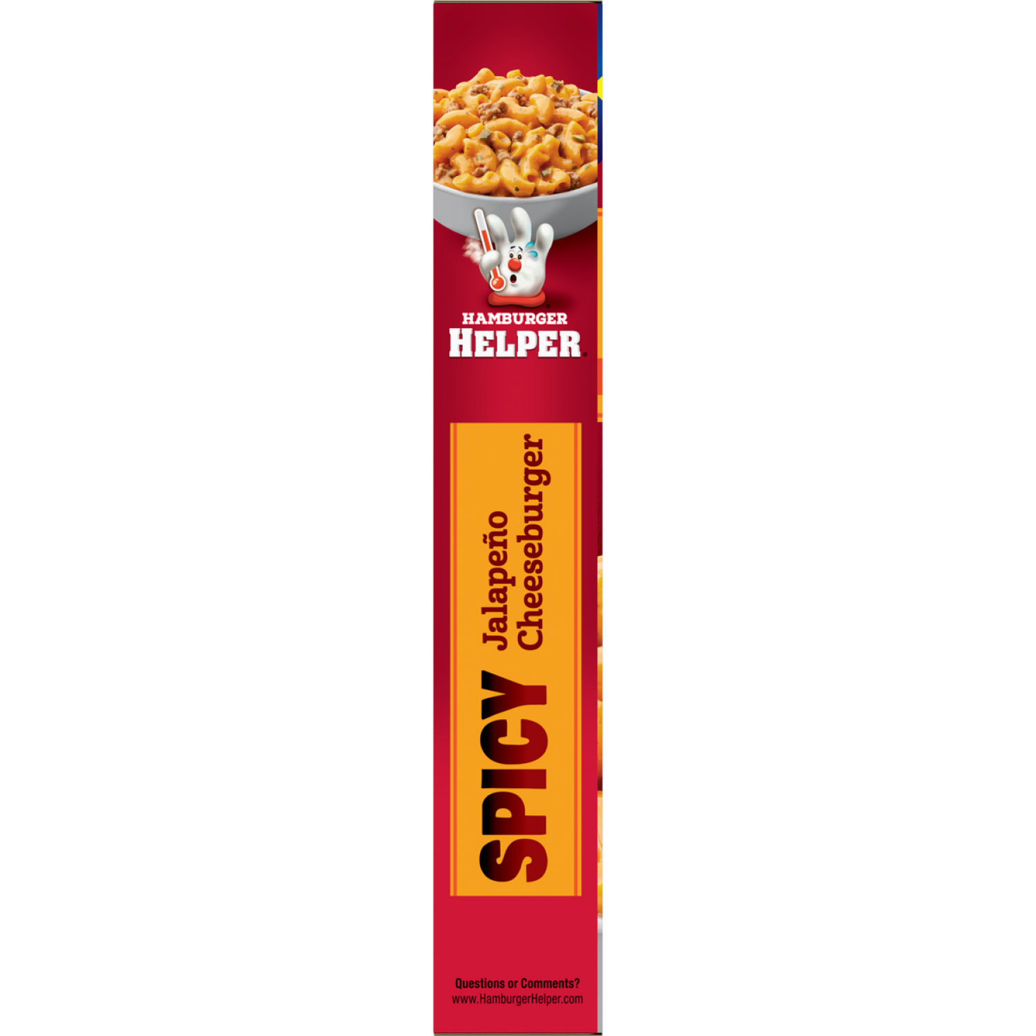 slide 4 of 4, Hamburger Helper Medium Spicy Jalapeno Cheeseburger Pasta & Cheese Sauce Mix 6 oz, 6 oz