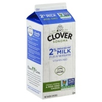 slide 1 of 4, Clover Milk, 2% Reduced Fat, 