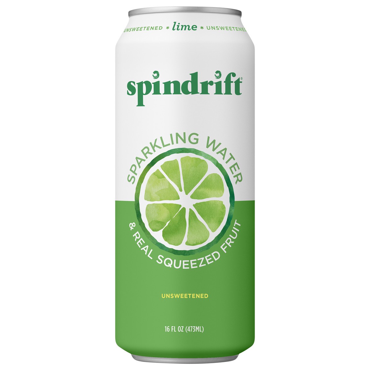 slide 1 of 4, Spindrift Lime Sparkling Water Can - 16 oz, 16 oz