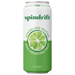 Spindrift Lime Sparkling Water Can - 16 oz