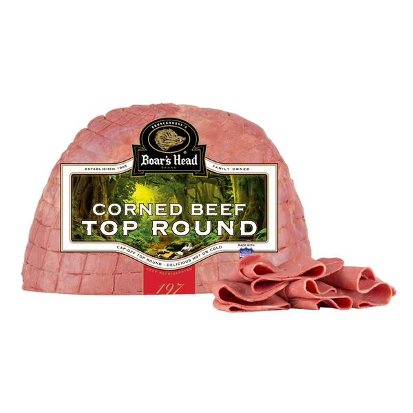 slide 1 of 1, Boar's Head Corned Beef Top Round, per lb