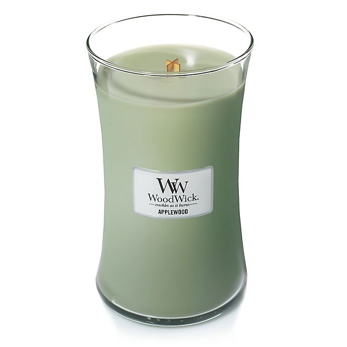 slide 2 of 3, Woodwick Large Jar Candle Applewood, 17.2 oz