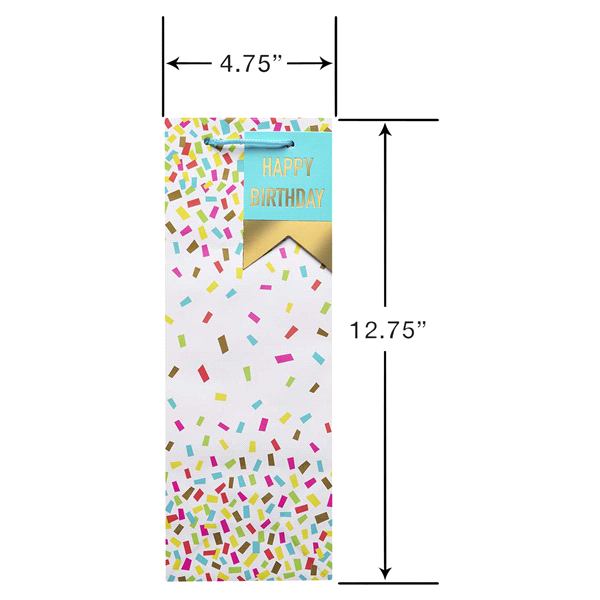 slide 13 of 13, American Greetings Beverage Bag, Confetti, 1 ct